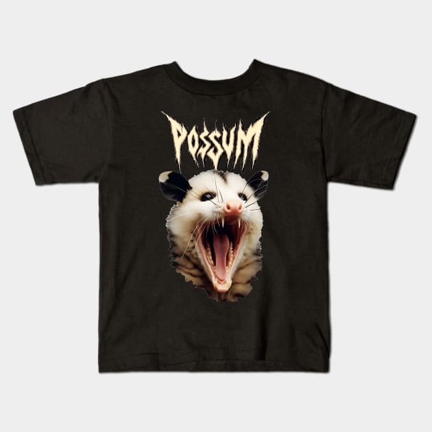 Possum Kids T-Shirt by NightvisionDesign